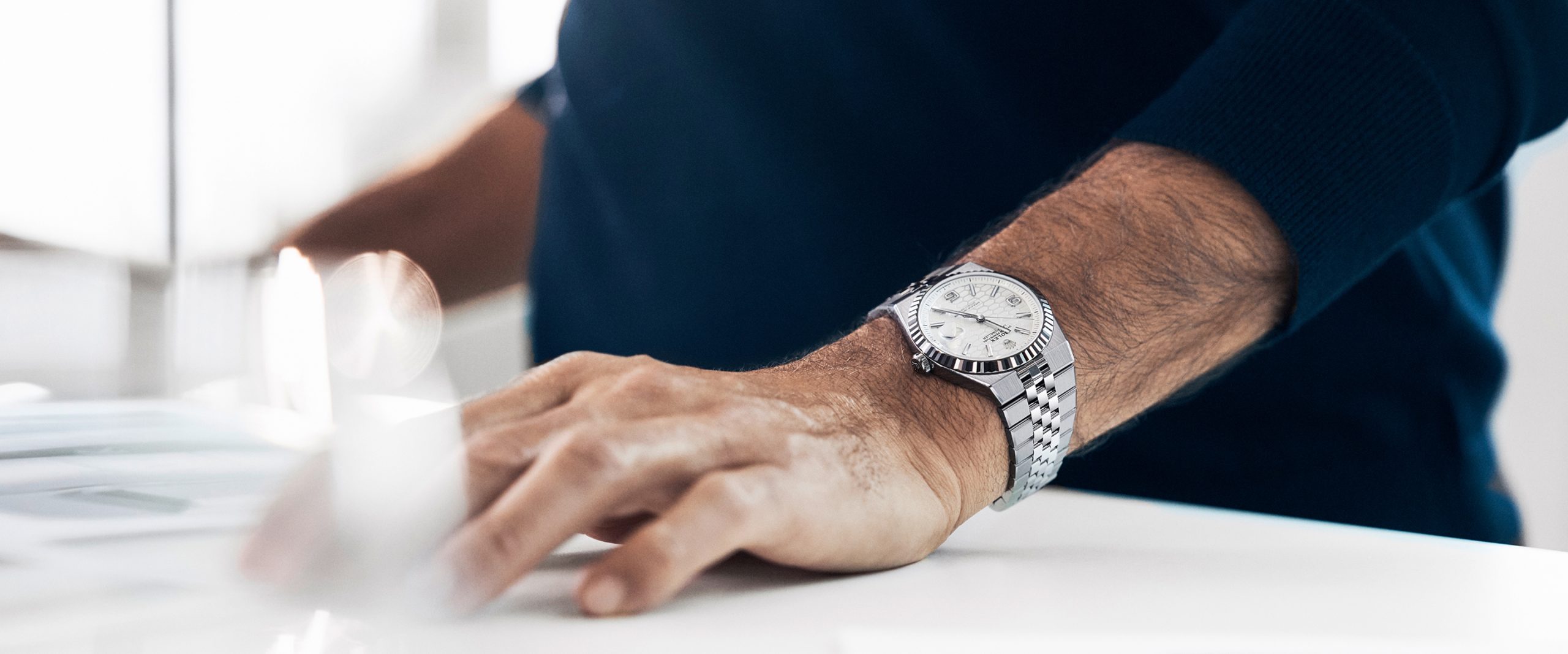 rolex the land dweller roger federer wrist watch and rfederer 2411ab 2 landscape