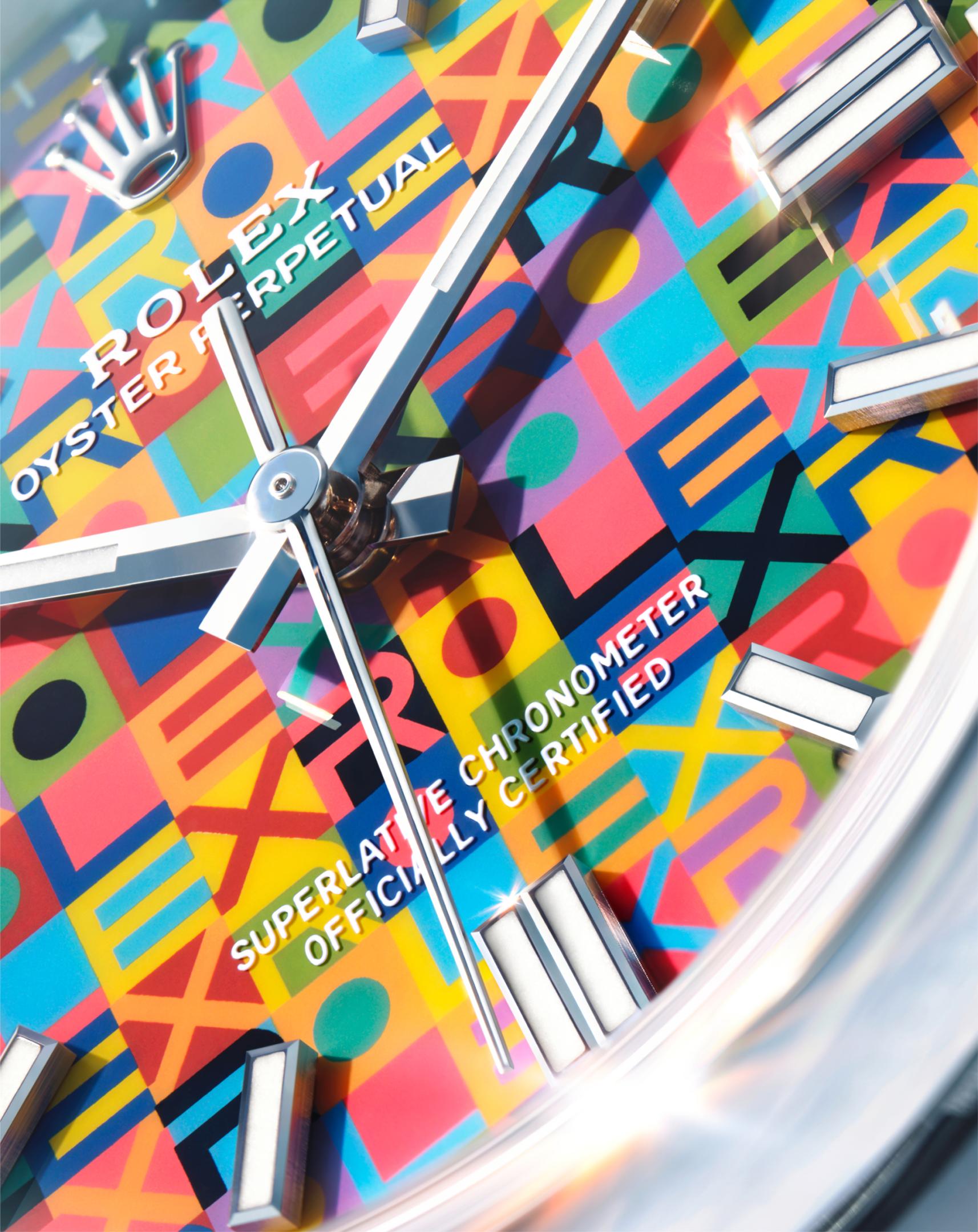 rolex new watches 2026 the oyster perpetual 36 dial graphical motif m126000 0016 landscape