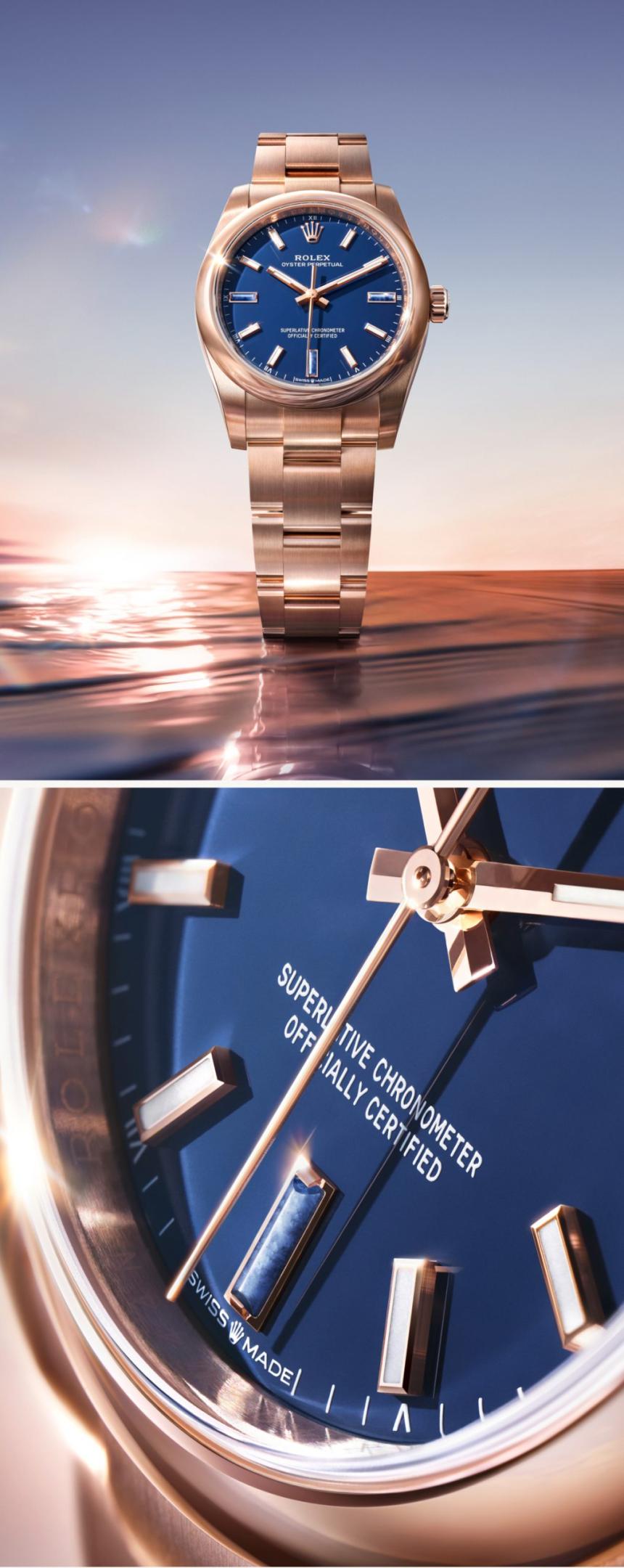 rolex new watches 2026 the oyster perpetual 28 and 34 m124205 0002 and m276208 0002 dyptique 1 portrait