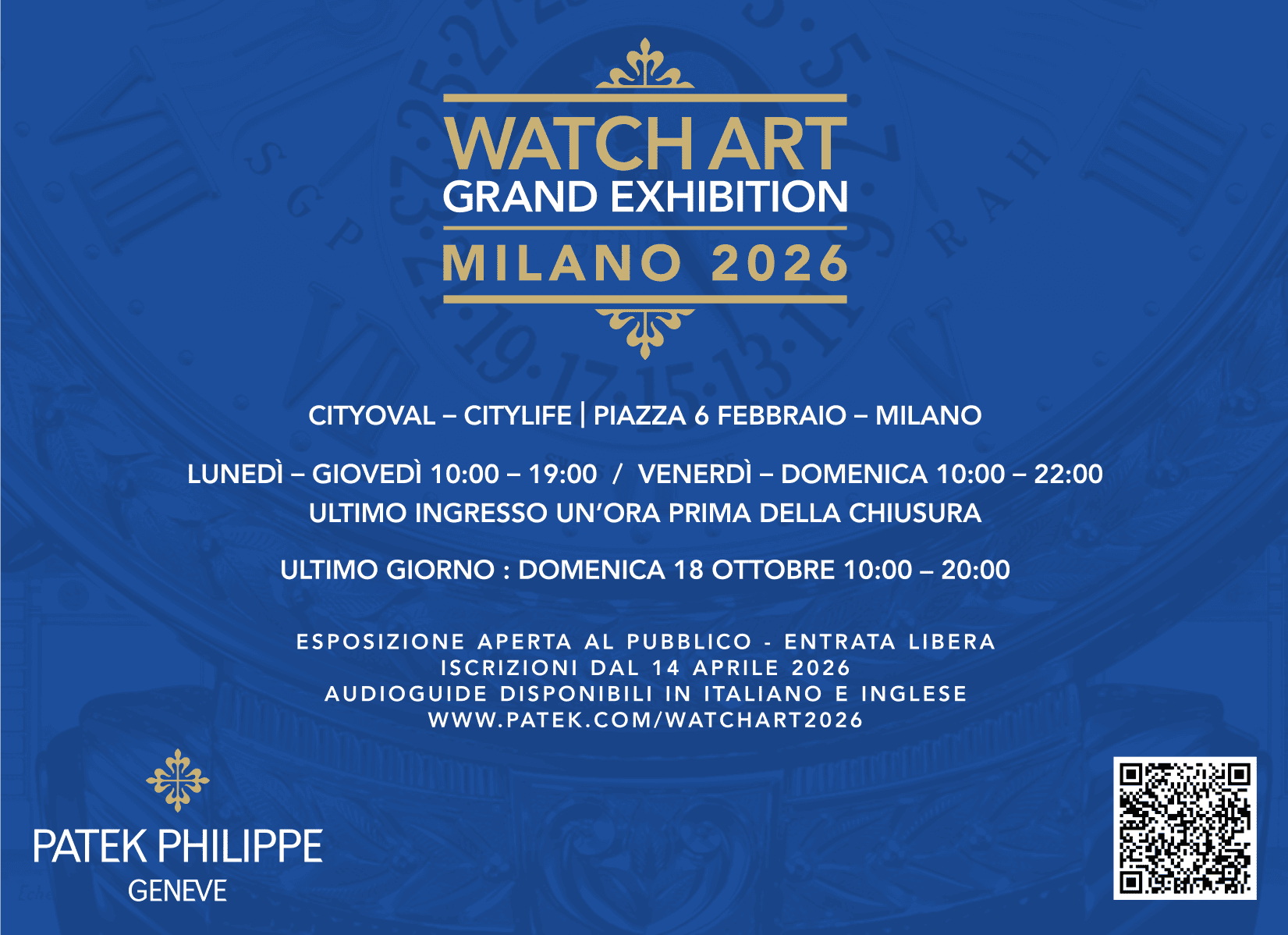 WAGE invito con QR code Banner Sito